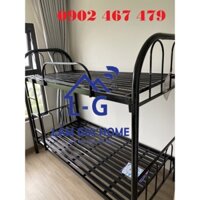 Giường tầng sắt hộp ống tròn Tân Phú giá rẻ HCM