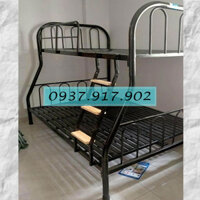 Giường tầng sắt trẻ em giá rẻ rộng 1m2-1m4 - Giường sắt 2 tầng mẫu lệch 1m2-1m4 - Giường 2 tầng bằng sắt cho người lớn