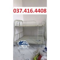 Giường tầng sắt trẻ em người lớn giá rẻ 80CM 1M 1M2 1M4 1M6 - giường 2 tầng lắp ráp tận nhà