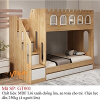 Giường Tầng Trẻ Em - Giường 2 Tầng Cho Bé - Giường Tầng - Giường Ngủ Cho Bé - Giường Hai Tầng Trẻ Em GT001