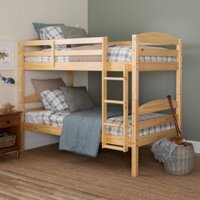 GIƯỜNG TẦNG TRẺ EM NGƯỜI LỚN GỖ THÔNG ECOFURNIX GT2145