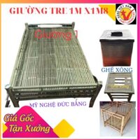 Giường tre cho bà đẻ chõng tre nằm thư giãn hóng mát nhiều kích thước