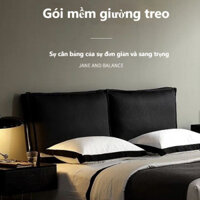 Giường Treo Tựa Lưng Đầu Giường Túi Mềm Đệm Chiếu Tatami Đa Năng Khối Đậu Phụ Phòng Ngủ Màu Đen Ánh Sáng Sang Trọng Cao