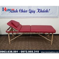 Giường trị liệu massage body chân gỗ nâng đầu HL5