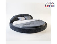 Giường Tròn Khung Gỗ Cổ Điển GNT002