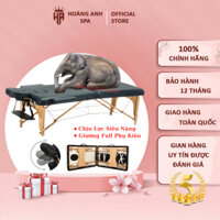 Giường Vali Chân Gỗ Gấp Gọn, Giường Phun Săm Full Phụ Kiện Đi Kèm Nâng Hạ Tuỳ Chỉnh Được Cao Thấp