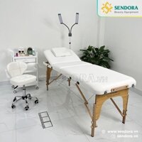 Giường vali gấp gọn nâng đầu, giường massage cỡ lớn giá rẻ 8102