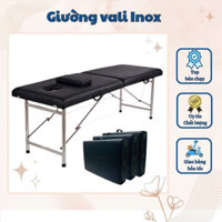GIƯỜNG VALI NHẬP KHẨU| ADORASpa Massage Cao Cấp Gấp Gọn - Giường Vali Chân Inox Dùng Trong Phun Xăm, Massage