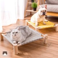 Giường võng cho chó mèo (họa tiết ngẫu nhiên)