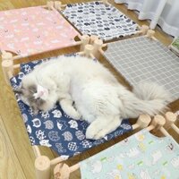 Giường Võng Gỗ Chó Mèo