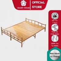 Giường xếp đa năng Smart Home giường tre thông minh gấp gọn nhiều loại kích thước dùng cho gia đình văn phòng