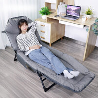 Giường xếp gấp gọn 6 chân đa năng SUMIKA 298, có nệm, 5 cấp độ điều chỉnh