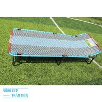Giường xếp gấp gọn dây đan cao cấp đài loan (Bảo hành khung 6 tháng)_Võng Xếp Thảo Điều