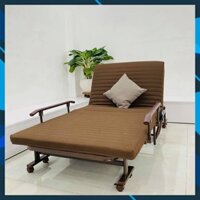 Giường xếp gọn, giường gấp gọn kiểu dáng Hàn Quốc SUMIKA-339, (rộng 90cm, dài 192cm, cao 31cm), tải trọng 300kg.