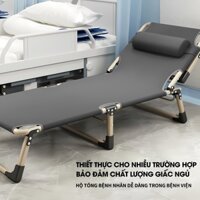 Giường xếp văn phòng ngủ trưa gấp gọn 56x175cm - Giường gấp khung thép chắc chắn 2023120602