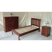 Giường xuất khẩu gỗ thông 1m6