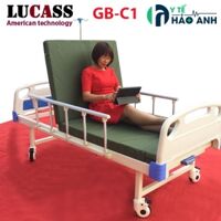 Giường y tế 1 tay quay Lucass GB-C1 (GB-1A) nâng đầu