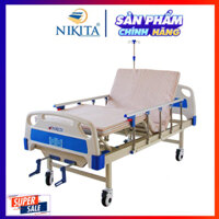 Giường y tế đa chức năng - nâng chân, nâng đầu, nghiêng trái, nghiêng phải, có chổ để bô, có chổ để chậu gội đầu - DCN04