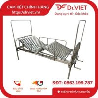 Giường Y Tế Inox 2 tay quay Đức Cường DCG09