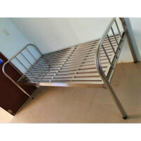 GIƯỜNG Y TẾ INOX Vạc Hộp Kín ,Nâng Đầu (kèm niệm 7phân)