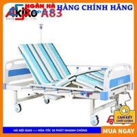Giường Ytế, Giường Nâng Đầu 3 Tay Quay Akiko A83 - Tặng Ngay 02 Bộ Ga Trải Giường - Inbox Shop-[Thiết bị y tế]
