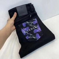 Givenchy1254 Phong Cách Mới Châu Âu Co Giãn Slim-fit Quần Jeans Nam