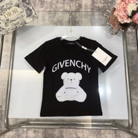 Givenchy2563 Áo Thun Bé Trai Bé Gái Quần Áo Trẻ Em Áo Thun Phong Cách Mới In Chữ Thoáng Khí Cotton Thời Trang Tay Ngắn