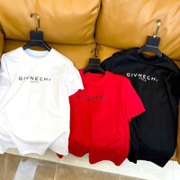 Givenchy2563 Tay Ngắn In Chữ Cotton Nguyên Chất Áo Thun Nam Rời Tay Ngắn Phù Hợp Với Áo Thun