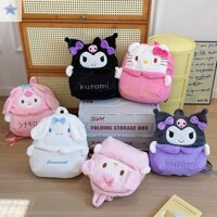 Gjcute 1 Cái Dễ Thương My Melody Pompom Purin Túi Đi Học Dung Tích Lớn Kawaii Sanrio Kuromi Hello Kitty Cinnamoroll Ba Lô Mềm Sang Trọng Bé Gái VN