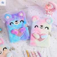 Gjcute Gấu Dễ Thương Sổ Tay Có Khóa Kawaii Nhật Ký A5 Chương Trình Nghị Sự Người Tổ Chức Tuyệt Vời Sang Trọng Ghi Chú Sách Trường Sketchbook VN