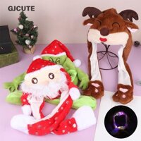 Gjcute Giáng Sinh Tai Di Chuyển Nón Grinch Ông Già Noel Sang Trọng Mũ Dành Cho Trẻ Em Người Lớn Halloween Quà Tặng Giáng Sinh WTD
