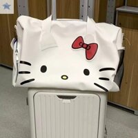Gjcute Miniso Dung Tích Lớn Du Lịch Mang Theo Hành Lý Thiết Kế Túi Dễ Thương Hello Kitty Chống Thấm Nước Túi Duffle Túi Xu Hướng Thời Trang VN
