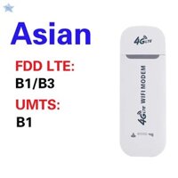 Gjcute Thẻ Internet 4G không dây B1 / 3 / 5 chất lượng cao sang đầu cuối LTE USB Dongle Bộ định tuyến WIFI di động USB 2.4GHz 150Mbps Modem Stick VN