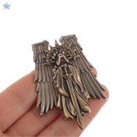 Gjcute Warhammer 40K Ngoại Vi Dark Angels Seal Of Duty Emble Trâm Trang Sức Kỷ Niệm Quà Tặng VN