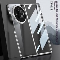 Gkk Cho Vivo X Fold3 Pro Ốp Lưng Siêu Mỏng Mạ Chromed Da Trong Suốt Cứng PC Dành Cho Vivo X Fold3 XFOLD 3 Bao