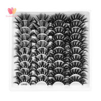 Glamorluxe- 20 Cặp Lông Mi Giả Hoạt Động Đơn Giản Cho Nữ Giả Chồn Lông Mi Giả Không Rơi