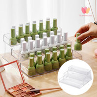Glamorluxe-nail Ba Lan Hộp Bảo Quản Trang Điểm Tổ Chức 3 Lớp Thiết Kế Trong Suốt Viền Mịn Burr Miễn Phí Móng Tay Nghệ Thuật Tiếp Liệu S