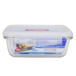 Hộp thủy tinh chịu nhiệt chữ nhật Lock&Lock LLG424 430ml