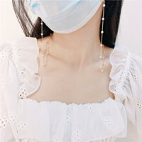 Glasses chain chuỗi giữ kính thời trang đeo cổ dây buộc gọng kính chống rơi rớt hạt châu nhỏ xinh đẹp - Mẫu 1