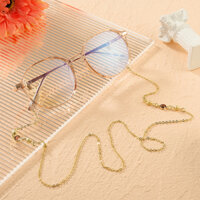 Glasses chain dây đeo gọng kiếng mix hạt đá nhỏ ấn tượng chuỗi dây đeo cổ đeo khẩu trang tránh lạc tiện lợi - Hạt tím