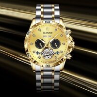 Glenaw Đồng Hồ Đeo Tay tourbillon chronograph Đa Năng Bằng Inox Cá Tính Cho Nam