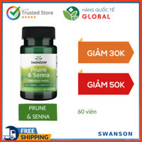 [Global] SWANSON PRUNE & SENNA, 60 viên, Hỗ trợ sức khỏe tiêu hóa cho người lớn