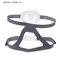 [Global _ village] Mặt nạ toàn mặt cho máy ngáy và trị liệu khi ngủ Kết nối ống mặt với kẹp mũ đội đầu có thể điều chỉnh [VN]