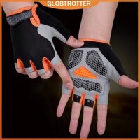 Globetrotter găng tay đi xe đạp mtb road riding gloves anti-slip camping hiking gloves gym fitness sports bike bike bike