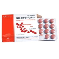 GLOBIFER PLUS bổ sung sắt haemoglobin và axit folic