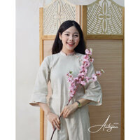 Gloomy - Áo dài linen anh đào mặc lễ, tết