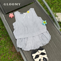 [GLOOMY] - Set áo linen quần bí ngô