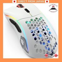 Glorious Model D Wireless Gaming Mouse White Ergonomics RGB 6 Programmable Buttons DPI 12 White Small Lightweight Gaming Mouse Domestic Genuine Product (67g)