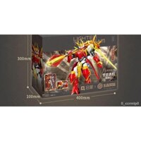 Glory of the King Tương thích với Lego Building Blocks Sun Wukong No. 0 Red Flame Mech Kai Boy Đồ chơi lắp ráp