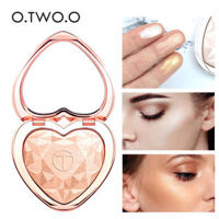 Glow Kit Highlighter Makeup Shimmer Face Body Heart Highlighter Blush Palette Illuminator Highlight Contour Golden Bronz